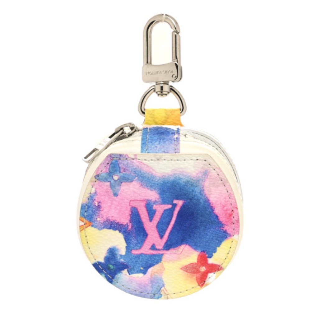Authentic Louis Vuitton Watercolor Earphones Case
